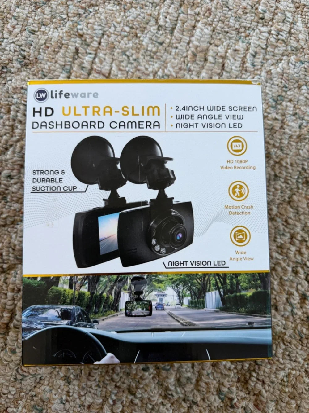 HD Ultra-Slim Dashboard Camera for your car